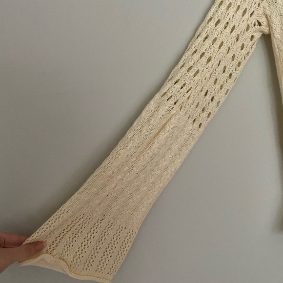Boho Bishops Sleeves Knit Sweater - Picture 3 of 4